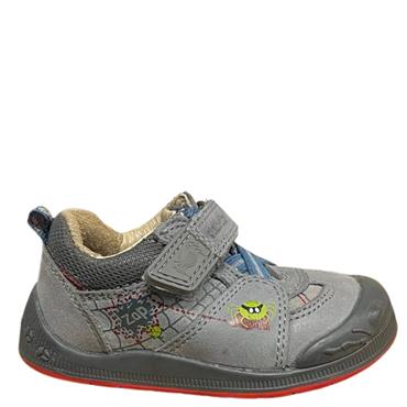 STARTRITE BOYS FLEXIBLE VEL SHOE - GREY